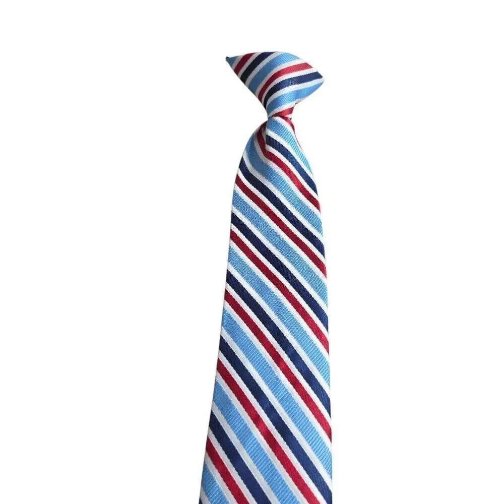 Stripped Boy clip on tie 17